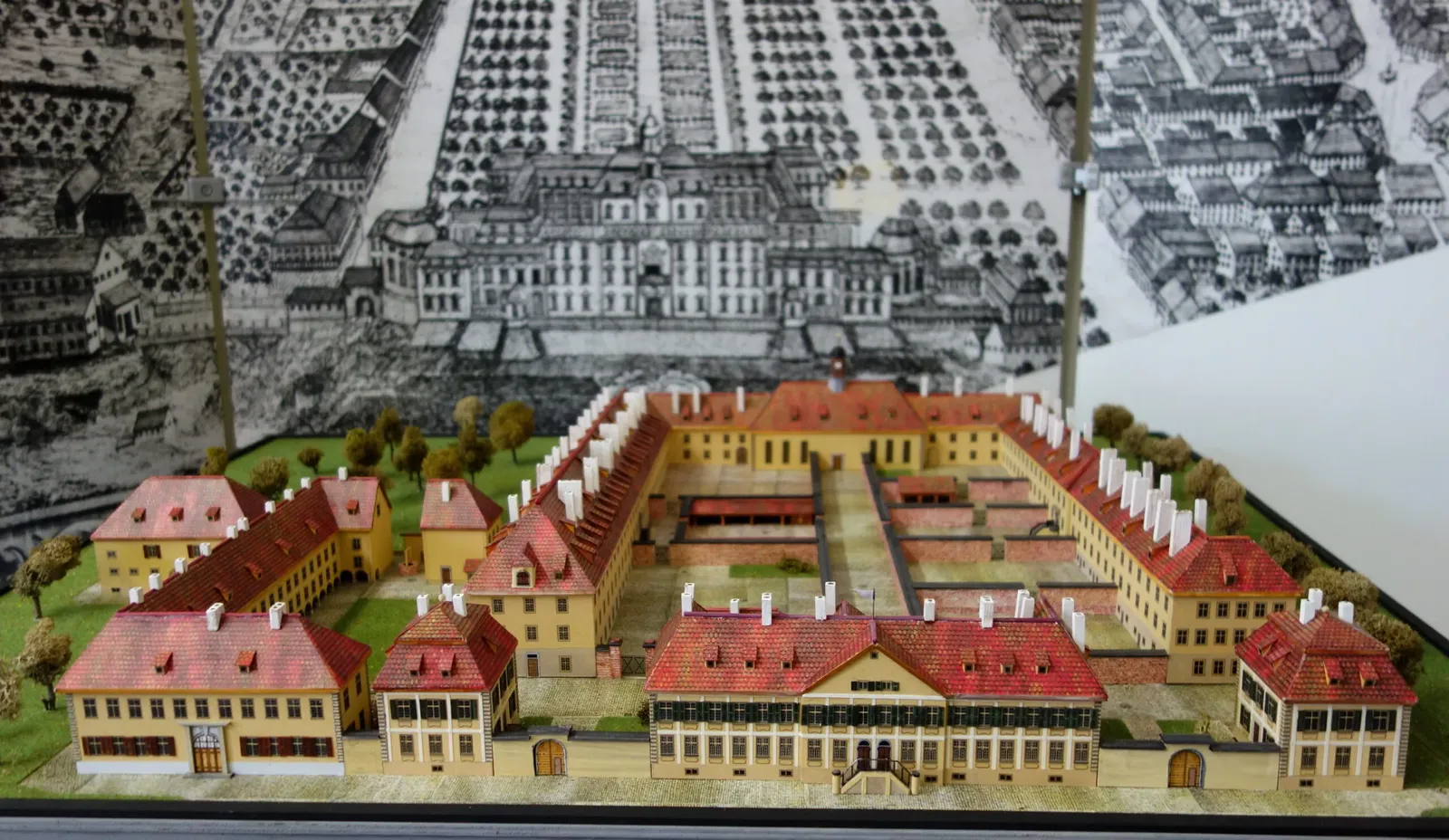 Strafvollzugsmuseum Ludwigsburg - Modell Zuchthaus Ludwigsburg Stand 1790 Strafvollzugsmuseum Ludwigsburg
