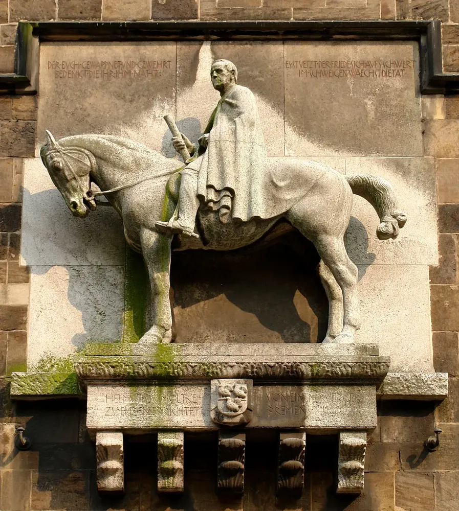 Unser Lieben Frauen Kirche - Moltke-Denkmal (Bremen)