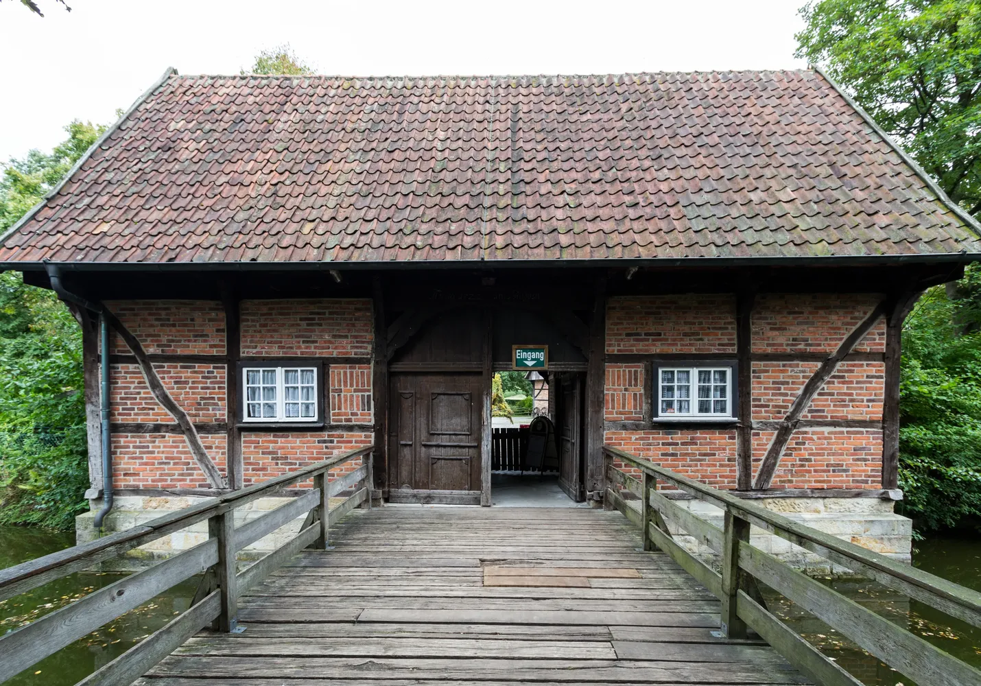 Mühlenhof-Freilichtmuseum - Münster, Mühlenhof-Freilichtmuseum, Eingang -- 2013 -- 2890