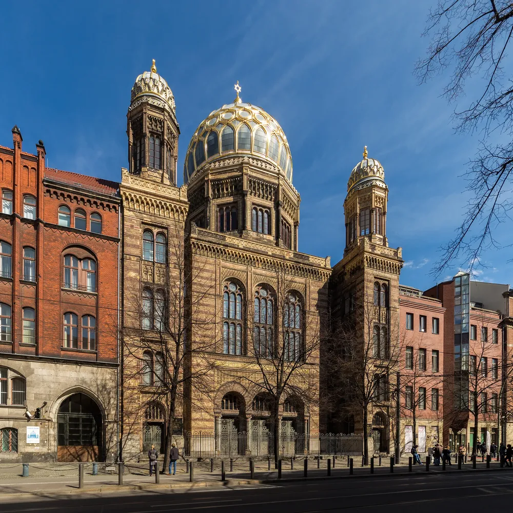 Neue Synagoge und Centrum Judaicum - Neue Synagoge, Berlin-Mitte, 160328, ako