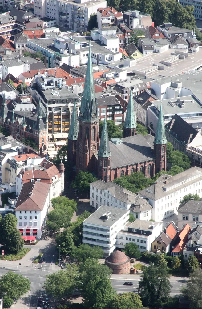 St. Lamberti-Kirche - Oldenburg Luftaufnahme PD 161