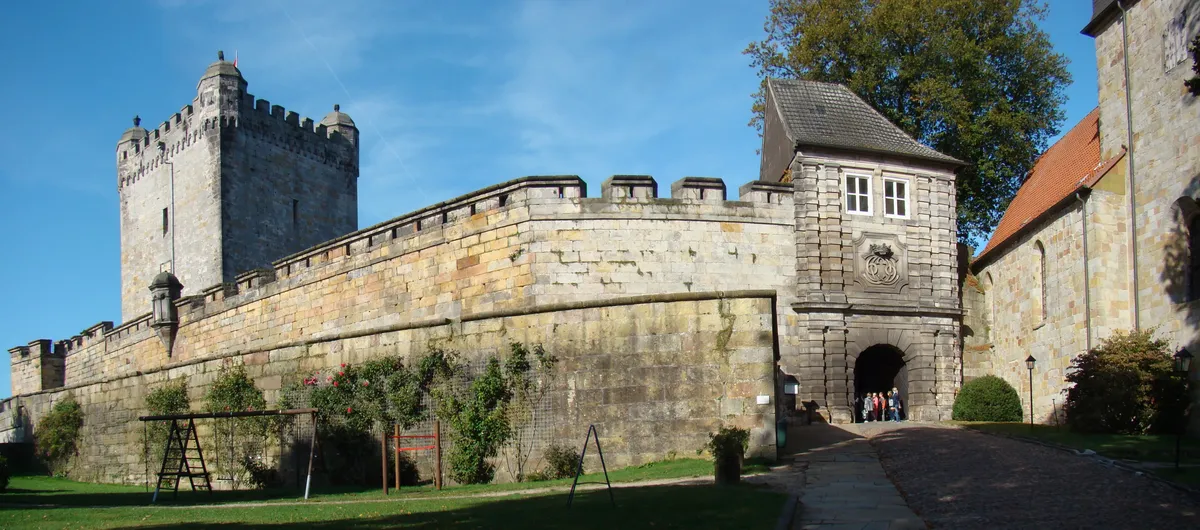 Burg Bentheim - Panorama gate burg bentheim
