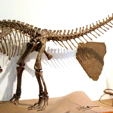 Paläontologische Museum - Plateosaurus Skelett 1