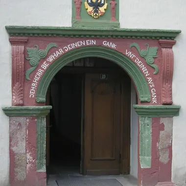 Rathaus Mühlhausen - Portal Rathaus Mühlhausen