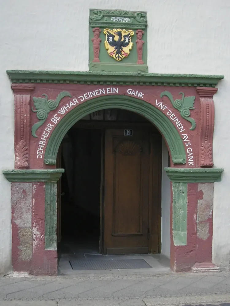 Rathaus Mühlhausen - Portal Rathaus Mühlhausen