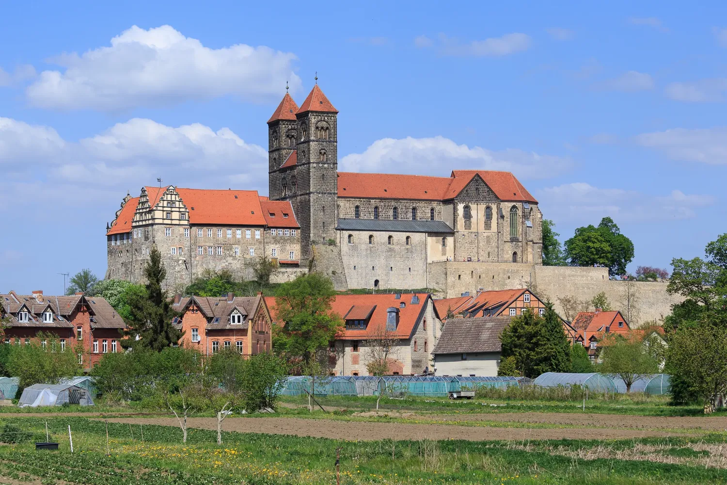 Schlossberg und Stiftskirche St. Servatii - Quedlinburg - Stiftskirche St. Servatius - 2016