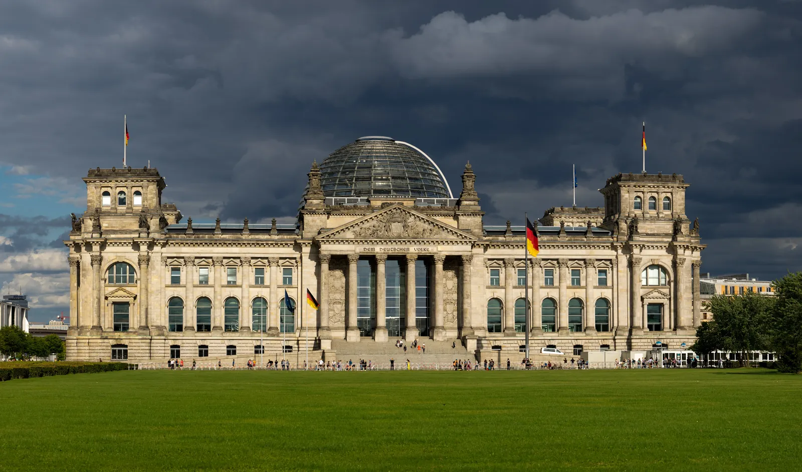 Reichstagsgebäude - Reichstagsgebäude von Westen
