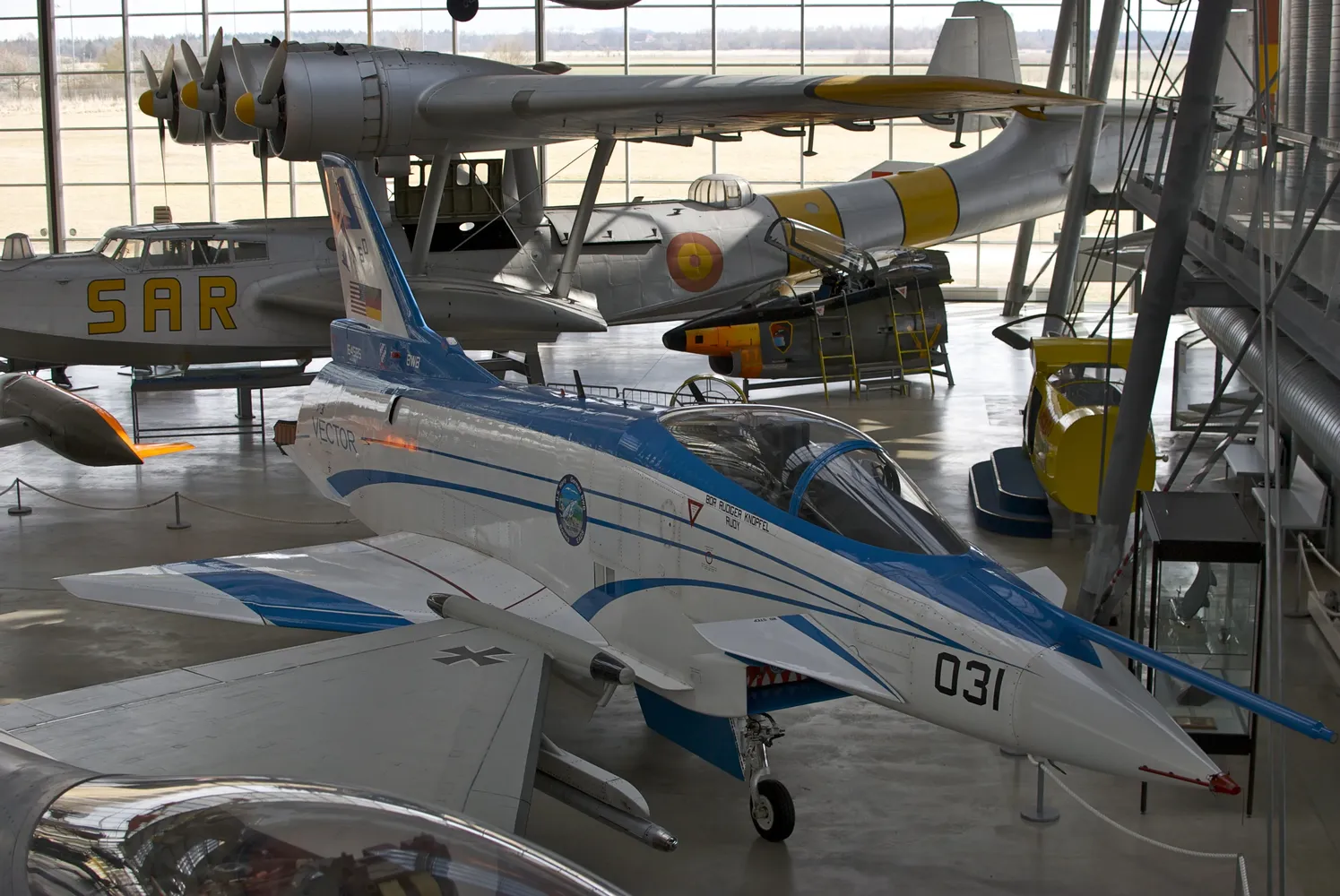 Flugwerft Schleißheim - Rockwell-MBB X-31 @ Deutsche Museum Flugwerft Schleißheim