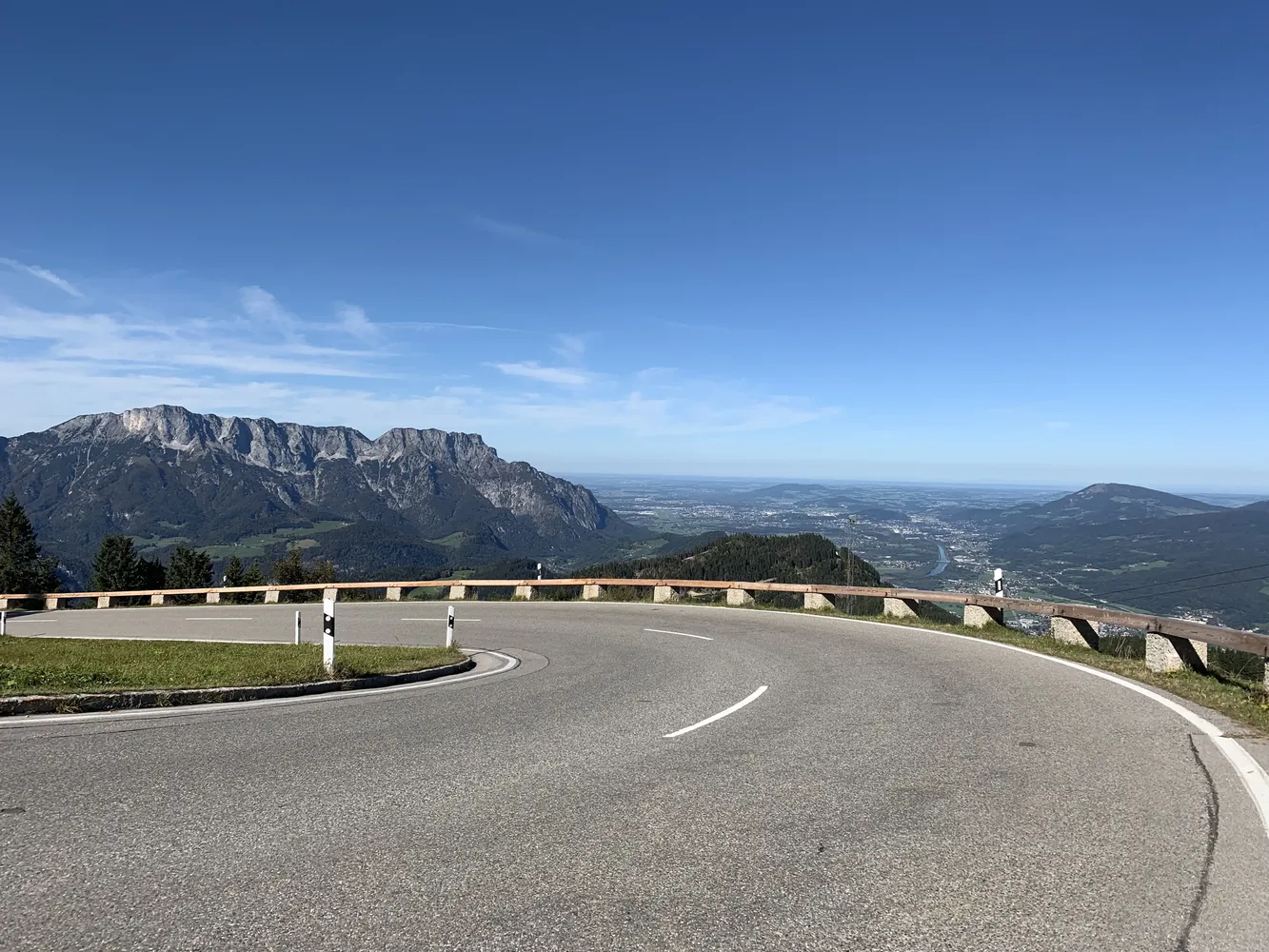 Rossfeld Panoramastraße - Roßfeldhöhenringstraße höchste Kurve