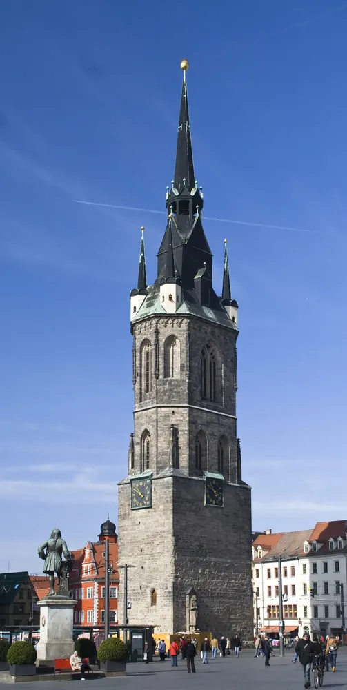 Roter Turm und Hausmanns Türme - Roter Turm Halle 2009