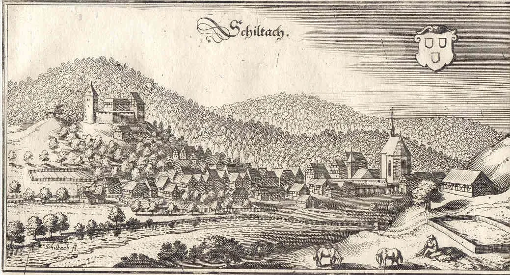 Ruine Schiltach - Schiltach nach Merian