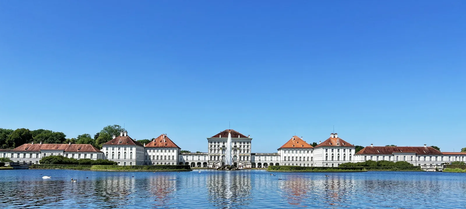Schloss Nymphenburg - Schloss Nymphenburg, Weitwinkelansicht