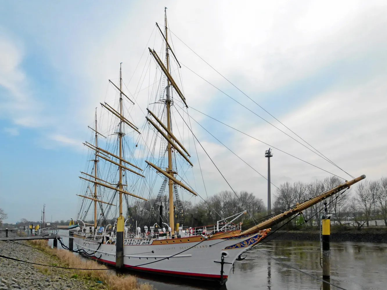 Schulschiff Deutschland - Schulschiff Deutschland in Bremen 01 retuschiert