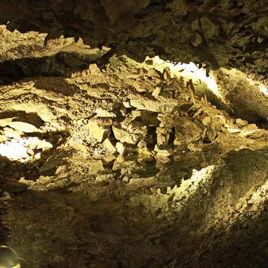 Barbarossahöhle - Spiegelung in Barbarossahöhle- Thüringen...IMG 6878WI