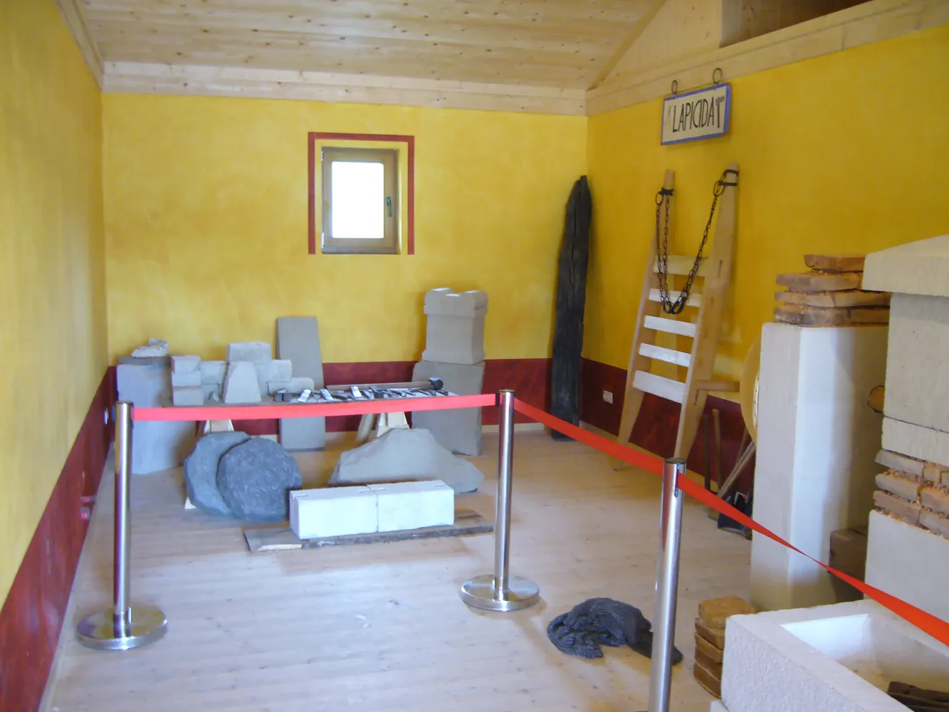 RömerWelt am Caput Limitis - Steinmetzwerkstatt