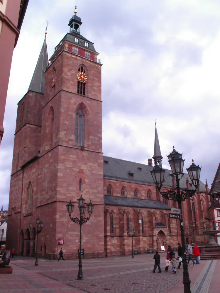 Siftskirche in Neustadt an der Weinstraße - Stiftskirche NW, Südweite