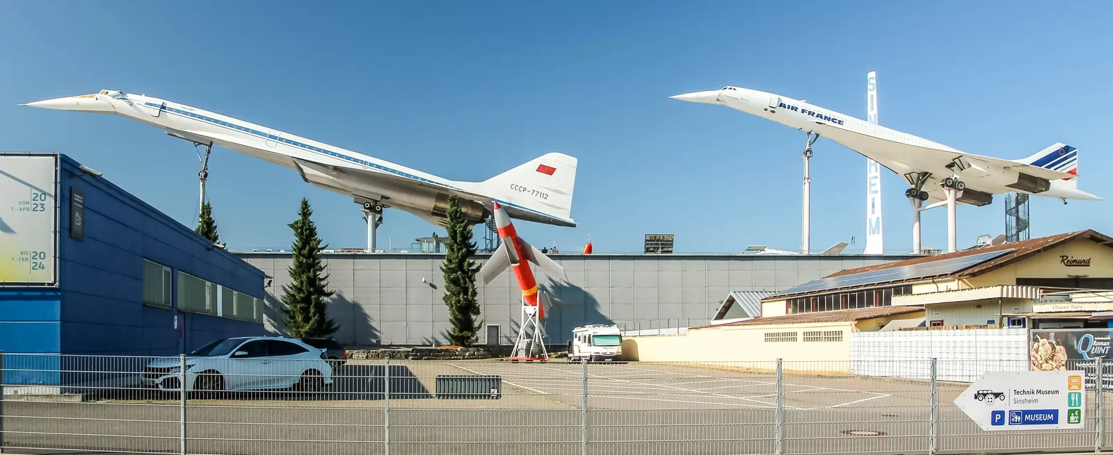Technik Museum Sinsheim - Technik Museum Sinsheim, Tu-144, Concorde