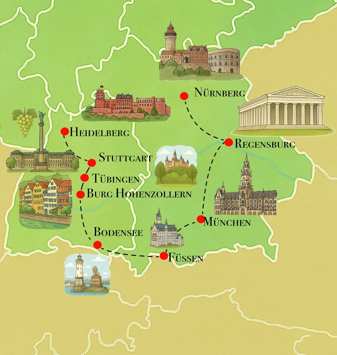 Baden-Württemberg und Bayern