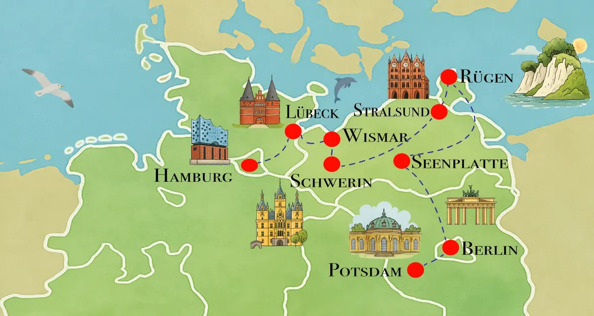 Bietet neben Berlin und Hamburg weitere eher unbekannte Städte