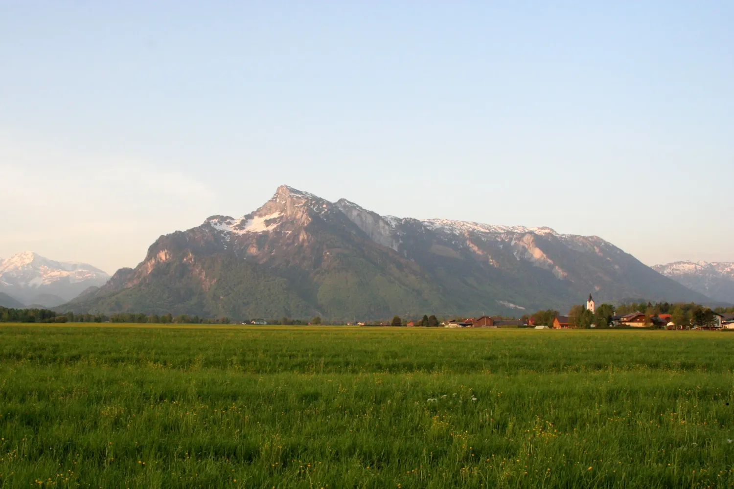 Untersberg in Österreich - Untersberg von salzburg