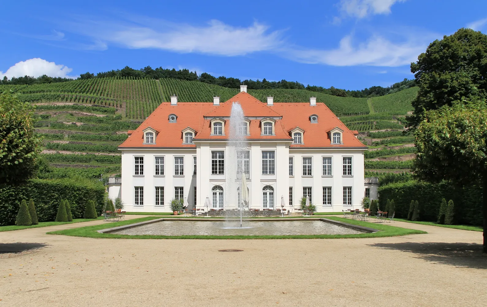 Schloss Wackerbarth - WackerbarthParkseite