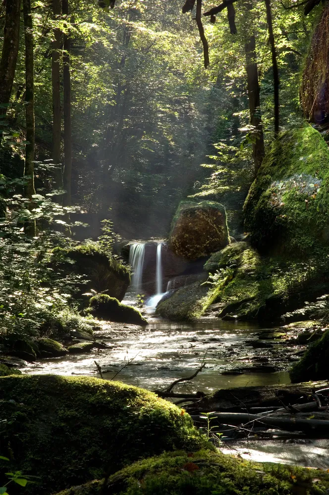 Ehrbachklamm - Wasserfall in der Ehrbachklamm