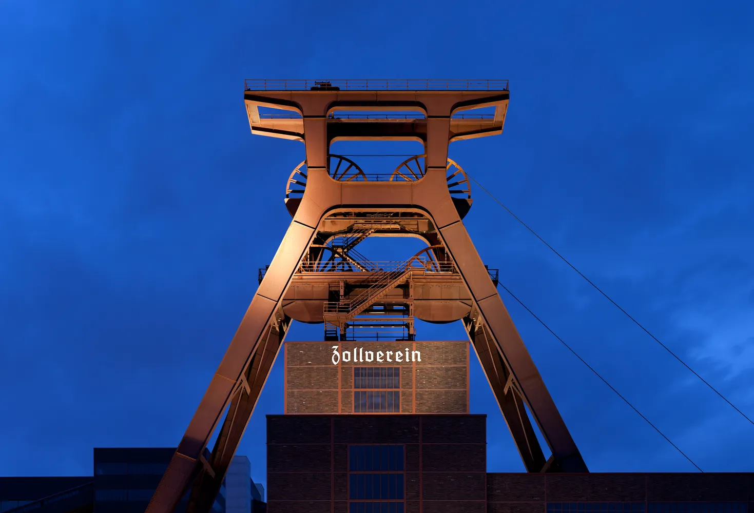 Zeche Zollverein - Zeche Zollverein abends