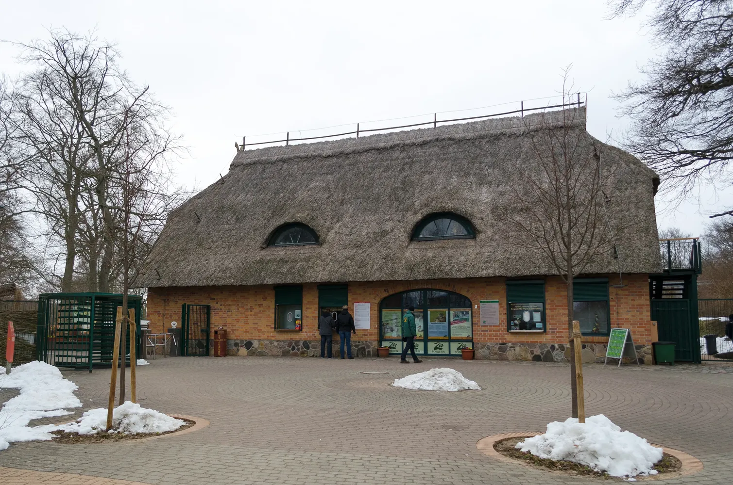Schweriner Zoo - Zoo Schwerin Eingang