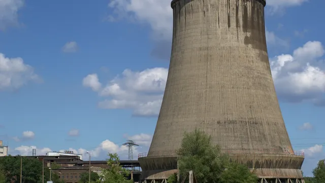 Kraftwerk Zschornewitz mit Werkssiedlung